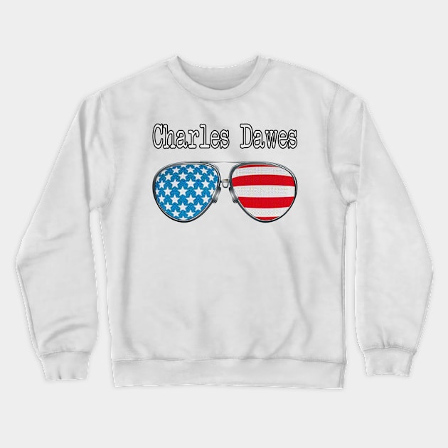 AMERICA PILOT GLASSES CHARLES DAWES Crewneck Sweatshirt by SAMELVES